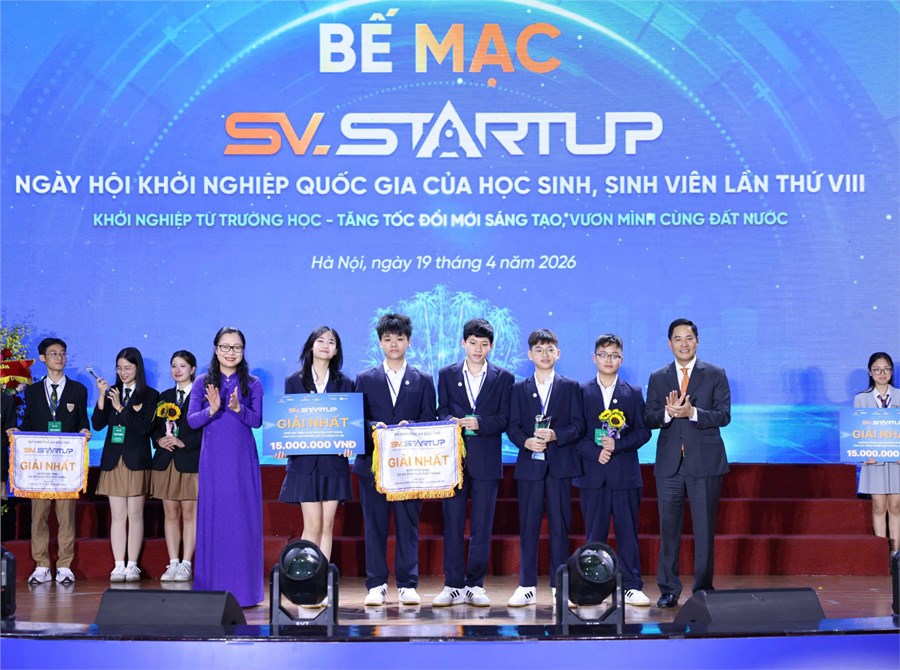 Ngành Giáo dục và Đào tạo Hà Nội ghi dấu ấn tại Ngày hội Khởi nghiệp Quốc gia của Học sinh, Sinh viên lần thứ VIII