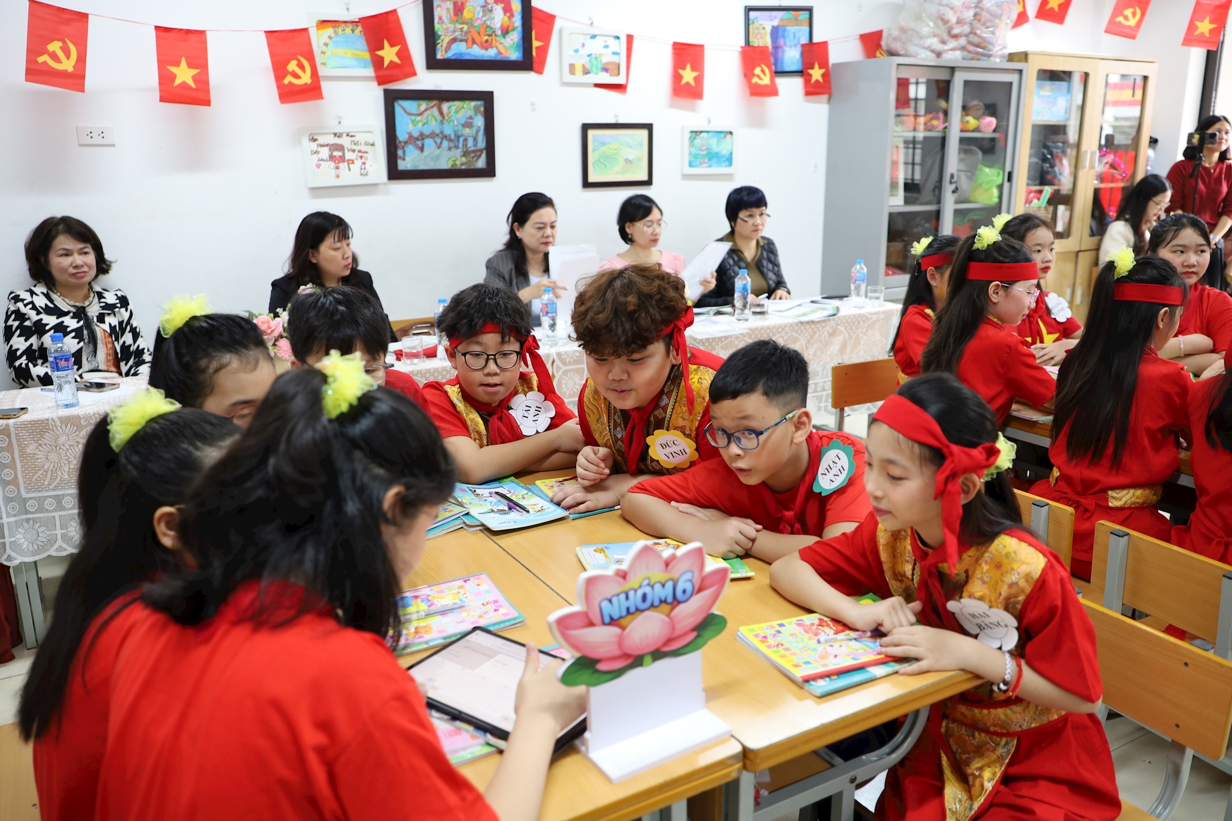 Nhấn vào ảnh để phóng to Học sinh trở thành trung tâm trong các tiết giảng. Ảnh: Thanh Hòa