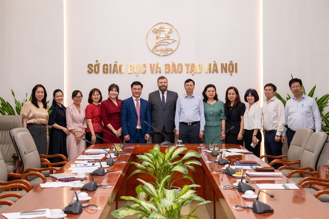 Sở Giáo dục và Đào tạo Hà Nội làm việc với Đoàn đại biểu cấp cao Tập đoàn Khảo thí Certiport (Hoa Kỳ